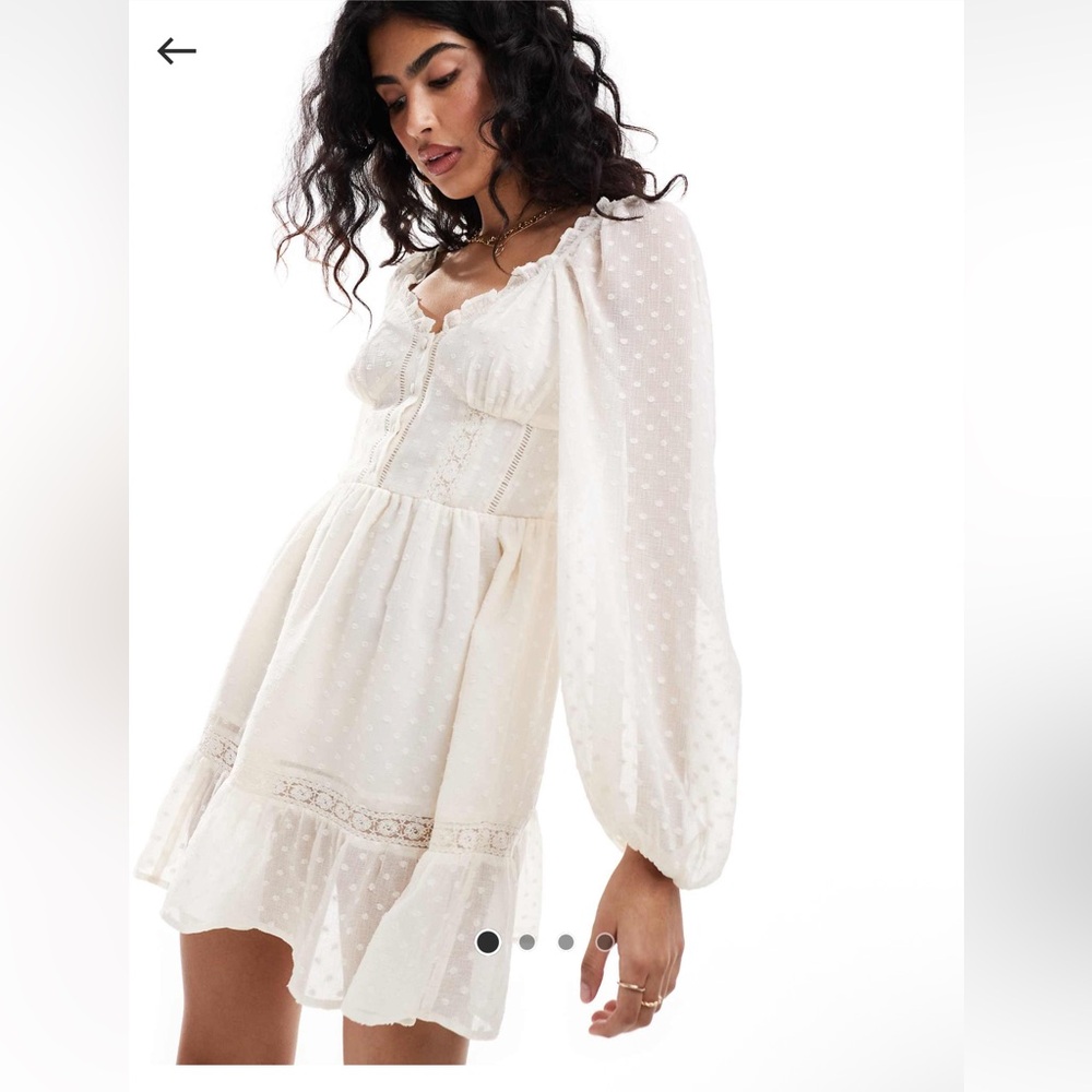 ❗️DONATING SOON - LAST CHANCE ❗️chiffon corset mini dress - Miss Selfridge (NWT)